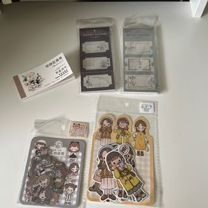 Journaling stickers and deco